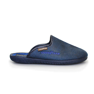 Goodyear KMG014 Tess Navy Mens Comfort Mule Slippers