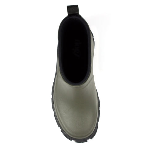 Lazy Dogz Lake Olive Womens Ankle Wellington Boots