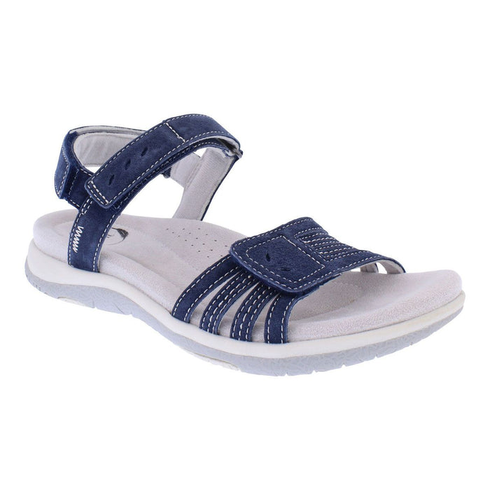 Free Spirit Maddy Navy Womens Touch Fastening Open Toe Sandals