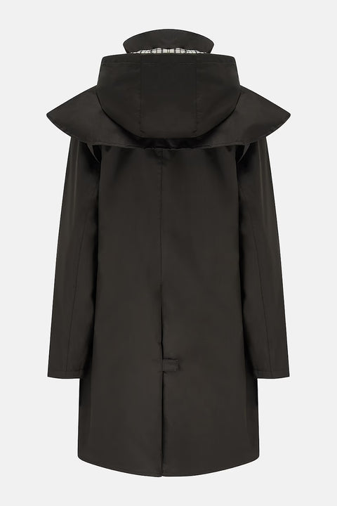 Lighthouse Womens Outrider 3/4 Length Chocolate Waterproof Raincoat