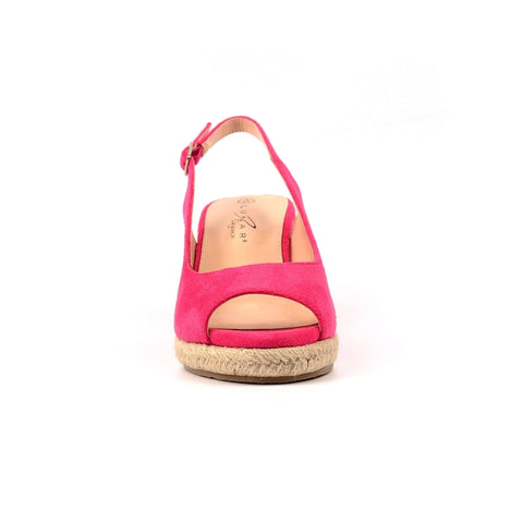 Lunar Pia Fuschia Womens Espadrille Wedge Sandals