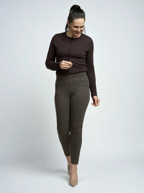 Pinns 420 TS Cocoa Check Pull On Leggings