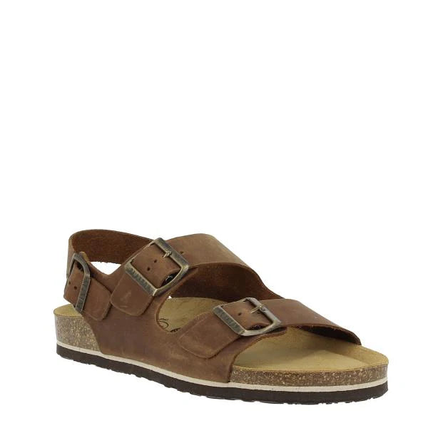 Plakton 175113 Roble Mens Adjustable Straps Leather Sandals