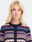 B.YOUNG Womens 20819148 BYMMORLA POINTELLE Bright Cobalt CARDIGAN