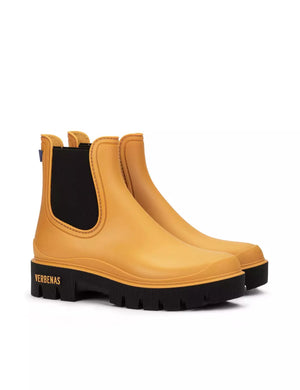 Verbenas Gaudi Mate Ocre/Negro Womens Wellington Boots