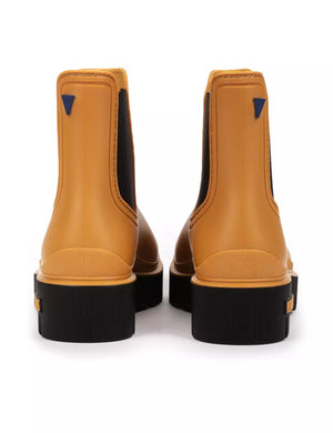 Verbenas Gaudi Mate Ocre/Negro Womens Wellington Boots