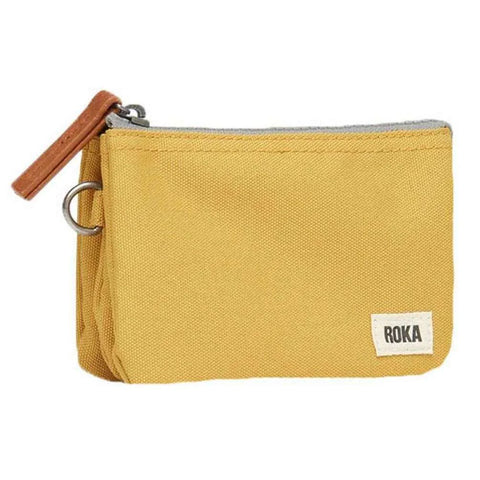 Roka Carnaby Flax Recycled Canvas Wallet