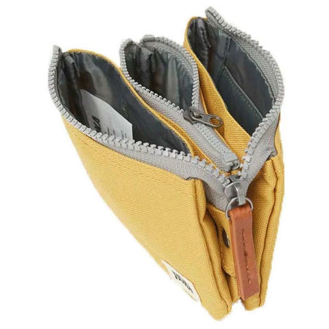 Roka Carnaby Flax Recycled Canvas Wallet