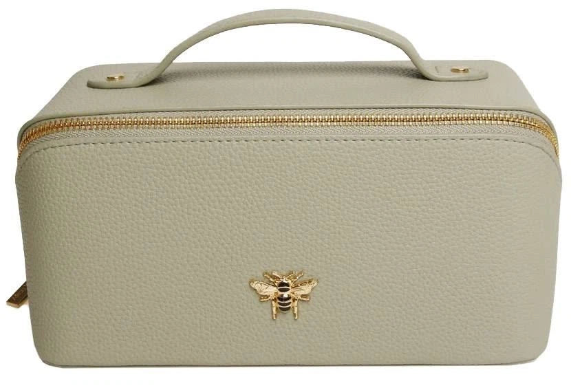 Alice Wheeler Train Case Pistachio