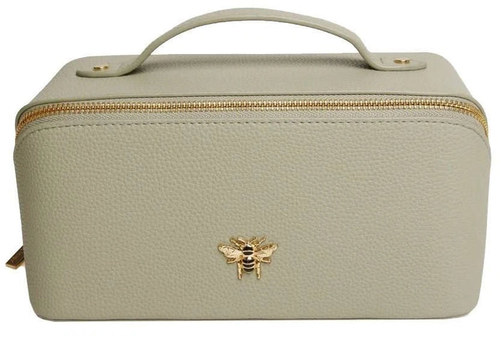 Alice Wheeler Train Case Pistachio