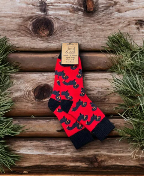 Jess and Lou Pawsitively Pawesome Doggy Delight Socks