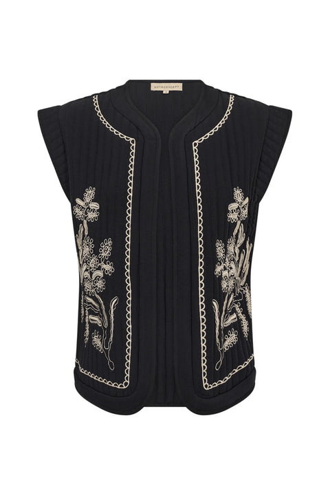 Soya Concept Sc - Verna 1 Waistcoat Black Combi
