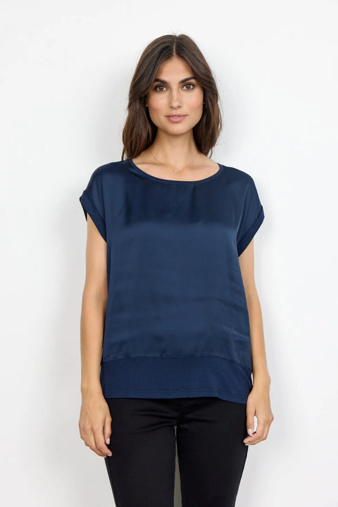 Soya Concept Thilde 6 T Shirt Navy