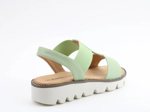 Heavenly Feet Ritz Mint Womens Casual Comfort Slingback Sandals