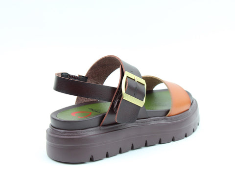 Heavenly Feet Indigo Tan Mahogany Womens Litesoles Comfort Open Toe Touch Fastening Sandals