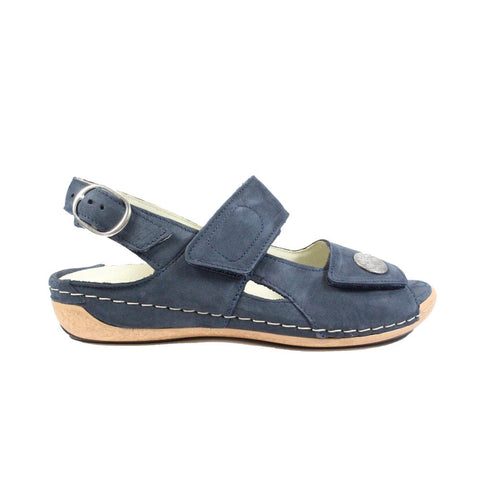 Waldlaufer 342002 191 217 Heliett Denver Marine Womens Touch Fastening H Fitting Sandals