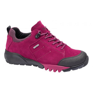 Waldlaufer Womens 787952 400 096 Gummi Vel-Hydro Sport-Net Magenta Fuchsia H-Amiata Lace Up Waterproof Walking Shoes