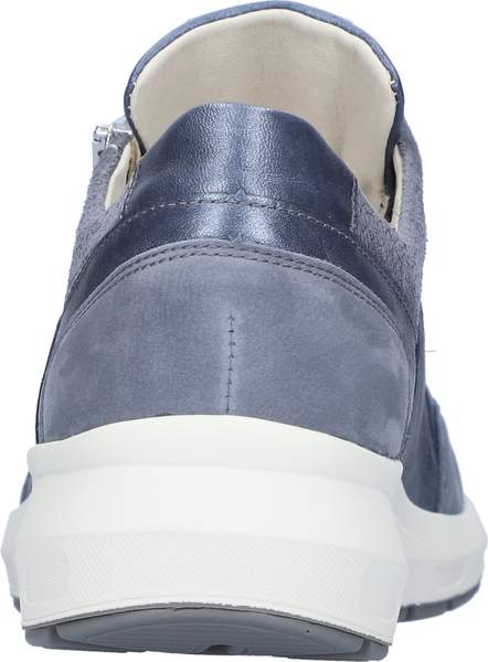 Waldlaufer 831004 501 524 M-Tonia Ausi Pearl Master Rea Jeans Sky Womens M Fitting Zip Up Lace Up H Fitting Leather Trainers