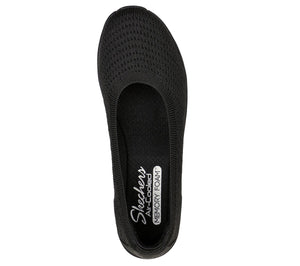 Skechers Womens 100360/BBK Black Eco Friendly Casual Slip On Shoes