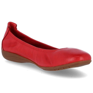 Josef Seibel Fenja 01 Red Womens Casual Comfort Ballet Style Pumps