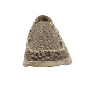 Dude Farty Natural Tundra Mens Slip On Organic Cotton Canvas Shoes