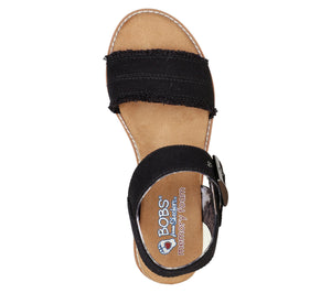Skechers 113541/BLK Black Womens Casual Comfort Open Toe Slingback Sandals