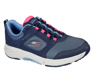 Skechers 124428/NVPK Navy and Pink Womens Casual Walking Hiking Trail Shoes