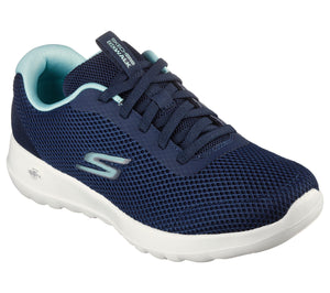 Skechers 124707/NVAQ Navy Aqua Women's Comfort Sporty Trainers