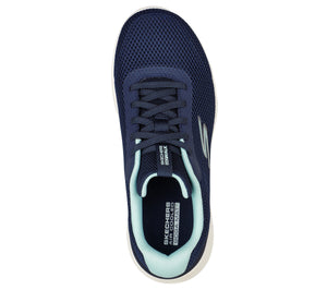 Skechers 124707/NVAQ Navy Aqua Women's Comfort Sporty Trainers