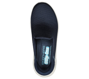 Skechers Slip Ins Go Walk Flex- Relish 124963/NVY Navy Womens Casual Comfort Slip On Shoes