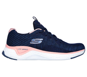 Skechers 13328/NVPK Navy/Pink Womens Sporty Leisure Trainers