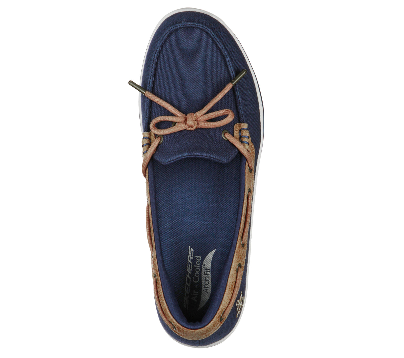 Skechers 136600 NVY Navy Women s Arch Fit Casual Canvas Casual