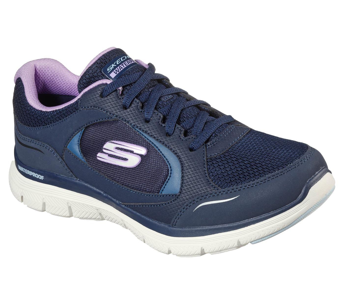 Womens Skechers Flex Appeal 4.0 Black/Blue