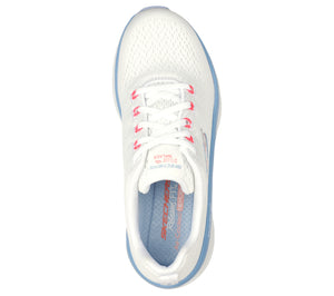 Skechers 149368/WPBL White Womens Lace Up Comfort Trainer
