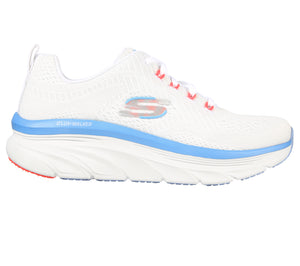 Skechers 149368/WPBL White Womens Lace Up Comfort Trainer