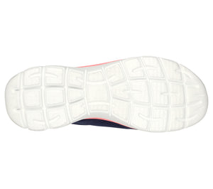 Skechers 149523/NVNP Navy Summits-Perfect Views Womens Casual Comfort Elasticated Laced Trainers