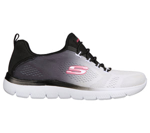 Skechers Summits-Bright Charmer 149536/BKW Black White Womens Comfort Trainer