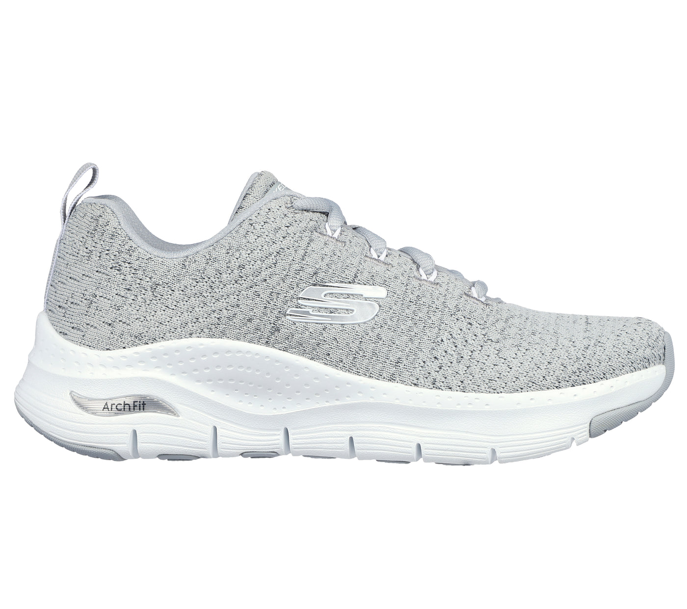 Skechers lace up 2025 gris