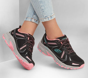 Skechers 149820/BKHP Womens Casual Walking Hiking Trail Shoes