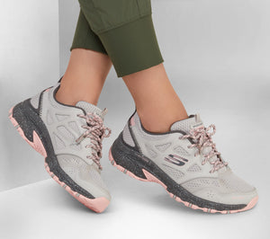 Skechers 149821/GYPK Grey Womens Casual Walking Hiking Trail Shoes