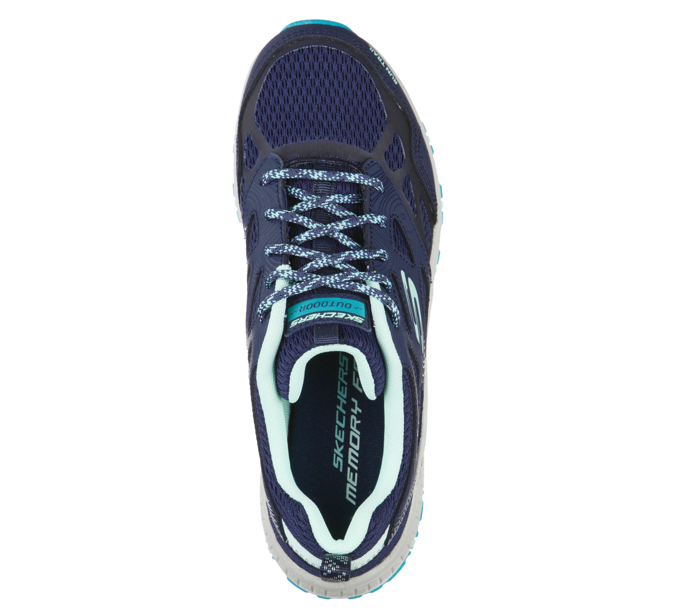 Skechers 149821 NVTQ Navy Womens Casual Walking Hiking Trail Shoes