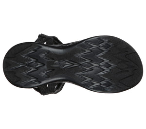 Skechers 15316 BBK Black Womens Casual Comfort Touch Fastening Sandals