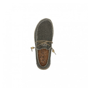 Dude Wally Natural Army Men's Slip On Organic Cotton Canvas Shoes