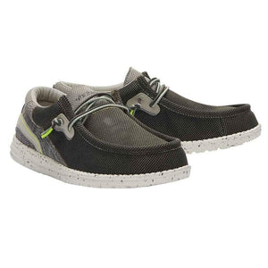 Dude Wally Hawk Sage Casual Comfort Canvas Deck Shoes