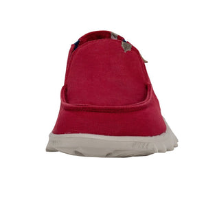 Dude Farty Washed Lava Red Mens Casual Comfort Canvas Shoes