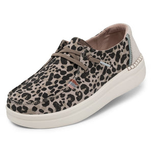 Dude Wendy Rise Jungle Beige Women's Slip On Canvas Relaxed Fit Shoes