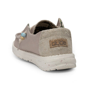 Dude Wendy Natural Rose Women's Slip On Canvas Relaxed Fit Shoes