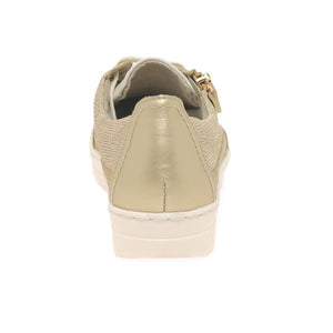Remonte D5826-60 Beige Combination Womens Casual Comfort Leather Lace Up Trainers