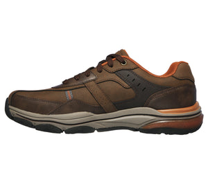 Skechers 204244/CDB Brown Mens Casual Comfort Leather Lace Up Shoes