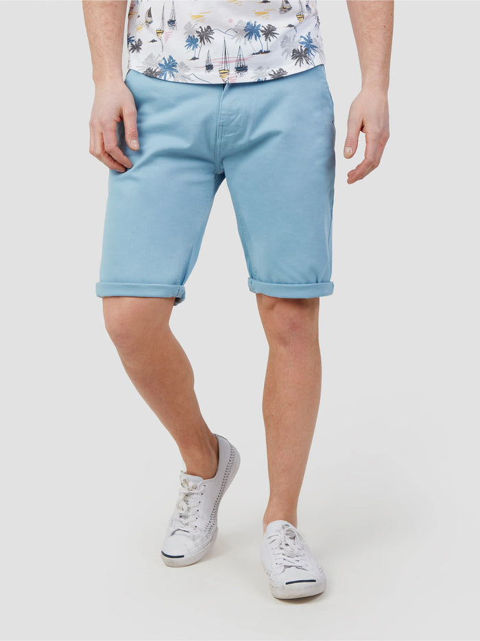 Mish Mash 2189 Weymouth Sky Blue Mens Chino Shorts